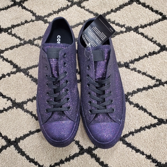 Converse Chuck Taylor All Star Ox Purple Glitter - Picture 2 of 4